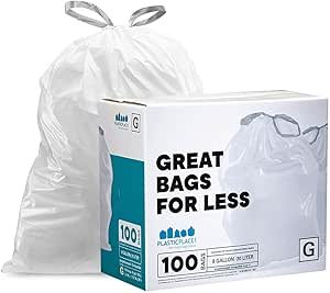 51RCKCISq-S.__AC_SX300_SY300_QL70_ML2_ Plasticplace Custom Fit Trash Bags Review Best Alternative to Simplehuman Code G Liners