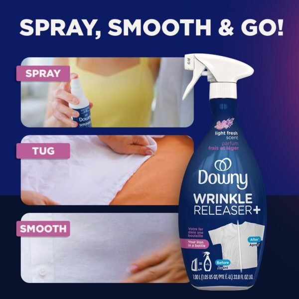 615Ips5E2LL._AC_SL1080_ Downy Wrinkle Releaser Spray Review Best Anti-Static Fabric Refresher for Clothes