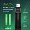 619ubJgC7oL._AC_SL1000_ Review of ANVOW Smart AAAA Battery Charger and Rechargeable Batteries for Surface Pen