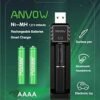 Review of ANVOW Smart AAAA Battery Charger and Rechargeable Batteries for Surface Pen