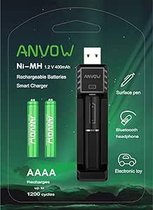 619ubJgC7oL.__AC_SX300_SY300_QL70_ML2_ Review of ANVOW Smart AAAA Battery Charger and Rechargeable Batteries for Surface Pen