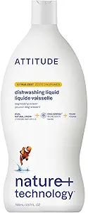 61CzcU3QkjL.__AC_SX300_SY300_QL70_FMwebp_ ATTITUDE Dish Soap Review High Performance Plant-Based Citrus Zest Formula Tested