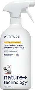 61JJDbv7mL._AC_SY300_SX300_ ATTITUDE Stain Remover Review Powerful Plant-Based Laundry Solution with Citrus Zest Scent