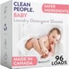 61MIp3dJYL._AC_SL1500_ Comprehensive Review of The Clean People Baby Laundry Detergent Sheets Hypoallergenic and Eco-Friendly