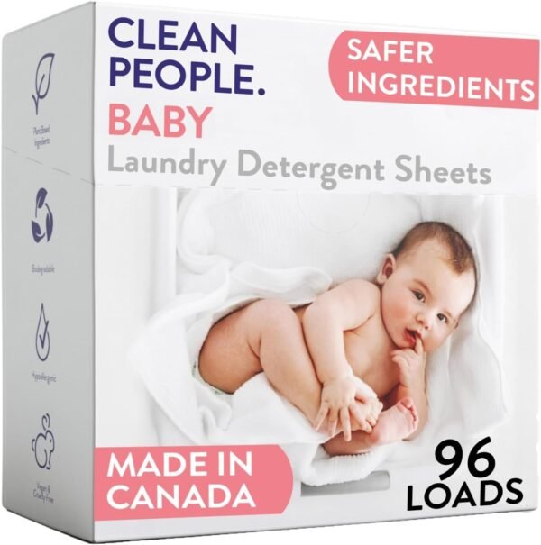 61MIp3dJYL._AC_SL1500_ Comprehensive Review of The Clean People Baby Laundry Detergent Sheets Hypoallergenic and Eco-Friendly