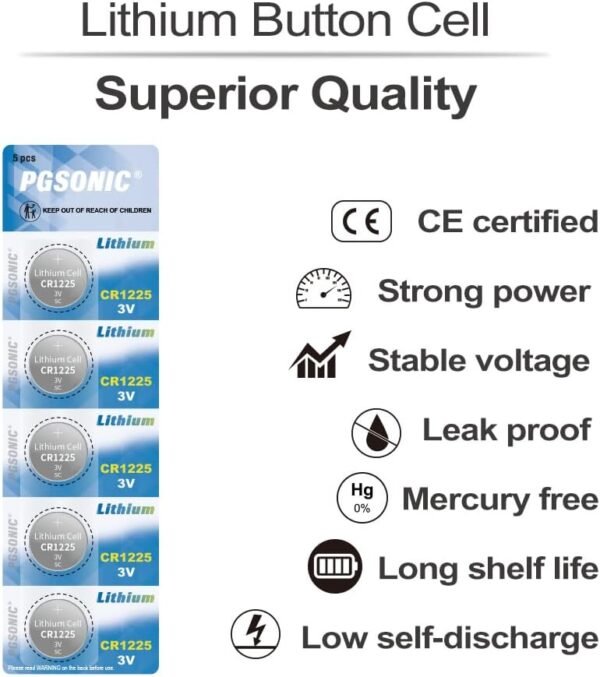 61SK1LjHcL._AC_SL1000_ 3V Household Battery PGSONIC Review Long Lasting Power and Safety Features