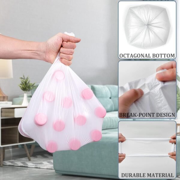 61fYa9zcB9L._AC_SL1500_ In-Depth Review of Charmount 4 Gallon Trash Bags Durable Unscented Household Liners