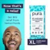 Version 1.0.0 Pura XL Flushable Medicated Wipes Review Best Hemorrhoid Relief Personal Cleansing Wipes