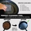 61koNez5hML._AC_SL1000_ Cast Iron Scrubber Review Lucky Success Stainless Steel Chainmail Cleaner Efficiency