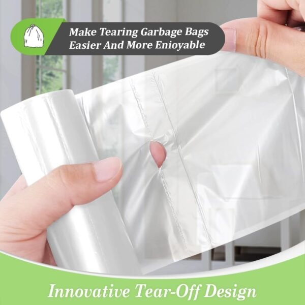 61nnw7BOTeL._AC_SL1000_ Teivio 4 Gallon Trash Bags Review Clear Strong Liners for Home Kitchen
