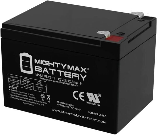 61oRPlw7ElL._AC_SL1500_ Mighty Max Battery ML12-12 Review Best 12V SLA Battery for Reliable Power and Longevity