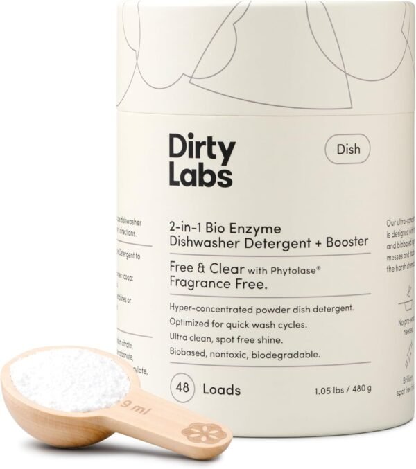 710A1nR1vrL._AC_SL1500_ Dishwasher Detergent Dirty Labs Review Ultra Clean Spot Free Quick Wash Formula