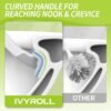 714ZIiUExsL._AC_SL1500_ Toilet Cleaner Wand Review IVYROLL Disposable Brush Set with 14 Refills and Holder