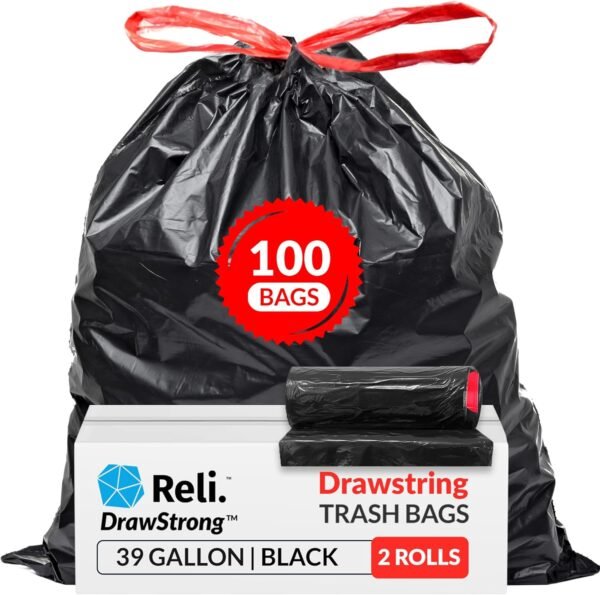 717r5rmwSJL._AC_SL1500_ 39 Gallon Trash Bags Reli Review Strong Drawstring Handles and Heavy Duty Durability