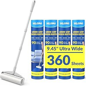 719PHrApzvL.__AC_SX300_SY300_QL70_ML2_ Delomo Large Lint Roller Review 2025 Best Sticky Mop for Carpets and Pet Hair