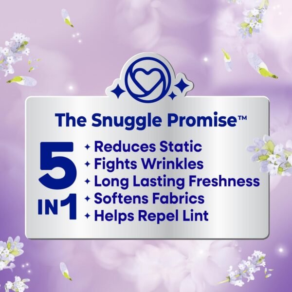 71AtI60bNkL._AC_SL1500_ Snuggle Dryer Sheets Review Best Fabric Softener for Fresh Lavender Vanilla Scent