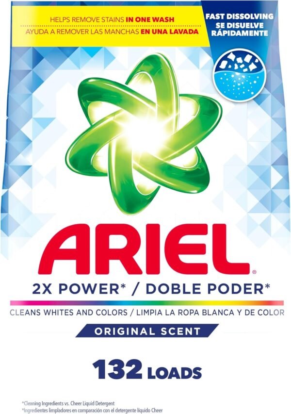 71B7UA6WhAL._AC_SL1500_ Ariel Powder Laundry Detergent Review Powerful Stain Removal for Colors and Whites