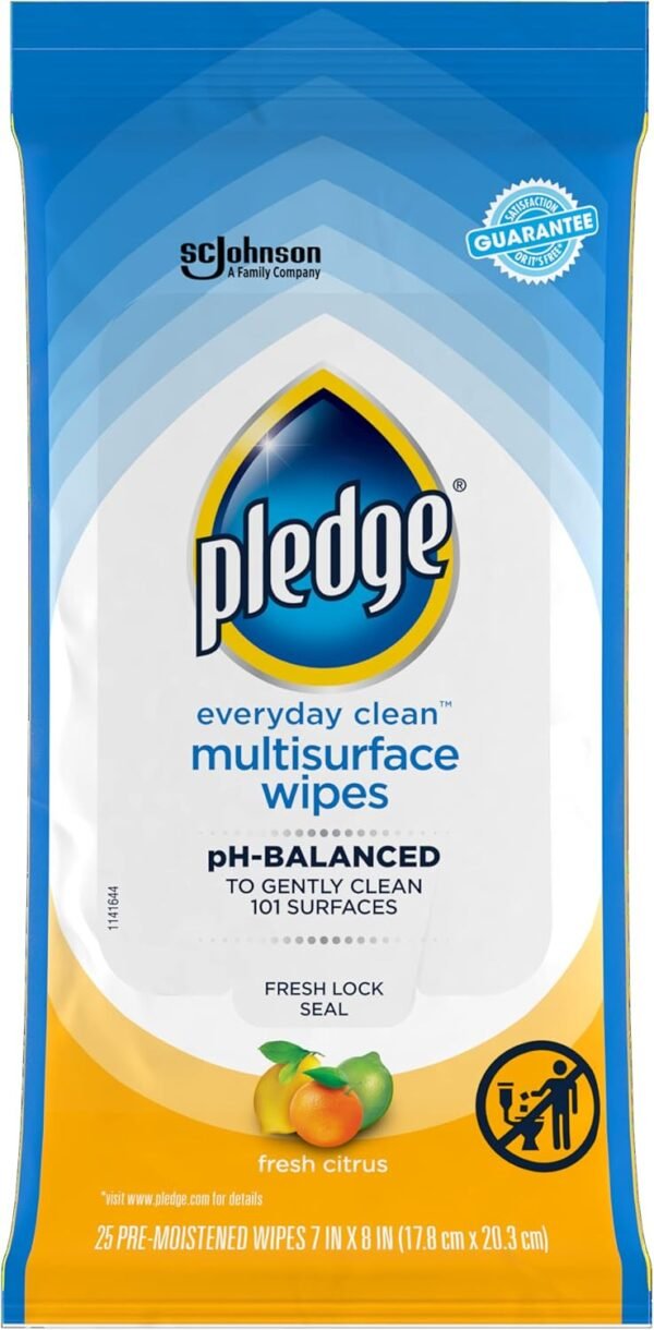 71BFx03ZB4L._AC_SL1500_ Pledge Multisurface Cleaning Wipes Review Best Household Cleaner for Tough Messes