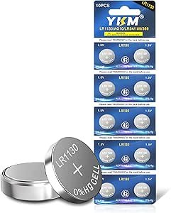 71BR2d9HoOL.__AC_SX300_SY300_QL70_ML2_ YKM LR1130 Coin Cell Battery Review Long-Lasting Power for Watches Calculators