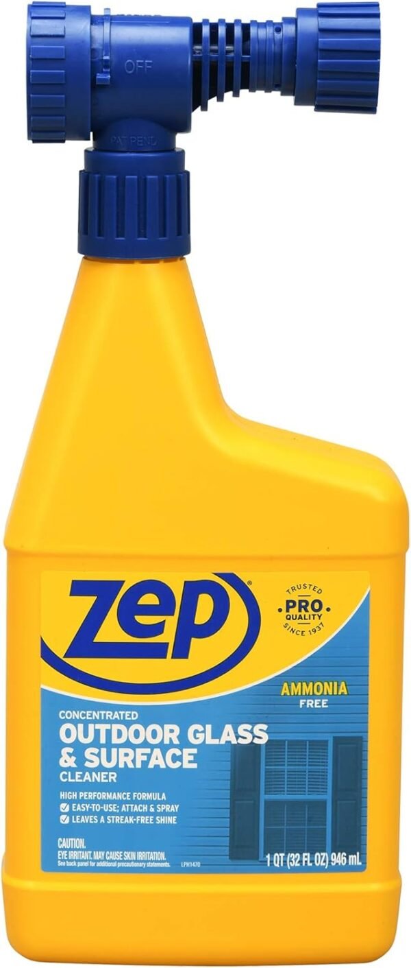 71CSGyYhOuL._AC_SL1500_ Zep Hose-End Outdoor Cleaner Review Powerful Streak-Free Window and Surface Cleaner
