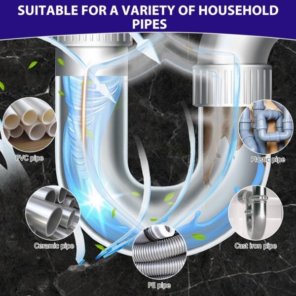 71Cs0ABxkHL._AC_SL1500_ Powerful Drain Opener Review TOFEY Pipeline Dredging Agent for Kitchen and Bathroom