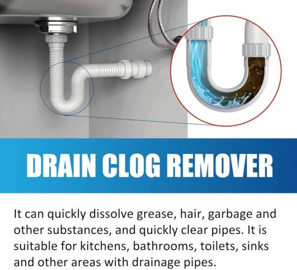 71IkX73szZL._AC_SL1500_ Powerful Drain Opener Review PARWENE Pipeline Dredging Agent for Kitchen and Toilet