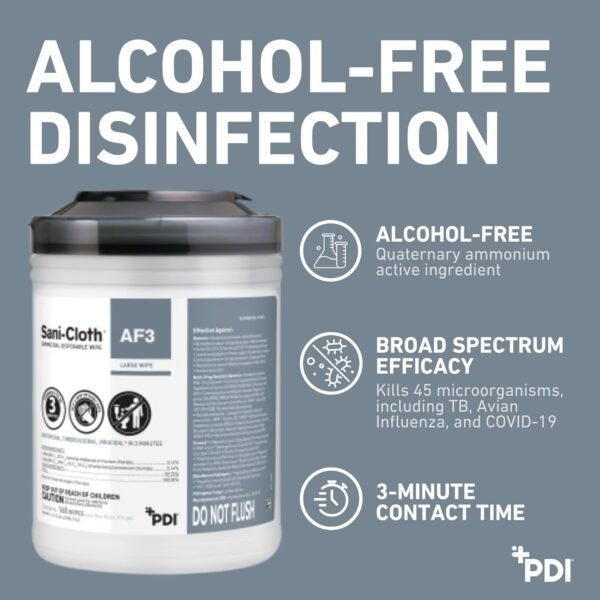 71Iv-u85ocL._AC_SL1500_ Sani-Cloth AF3 Surface Disinfecting Wipes Review Alcohol-Free Fragrance-Free Cleaning Solution