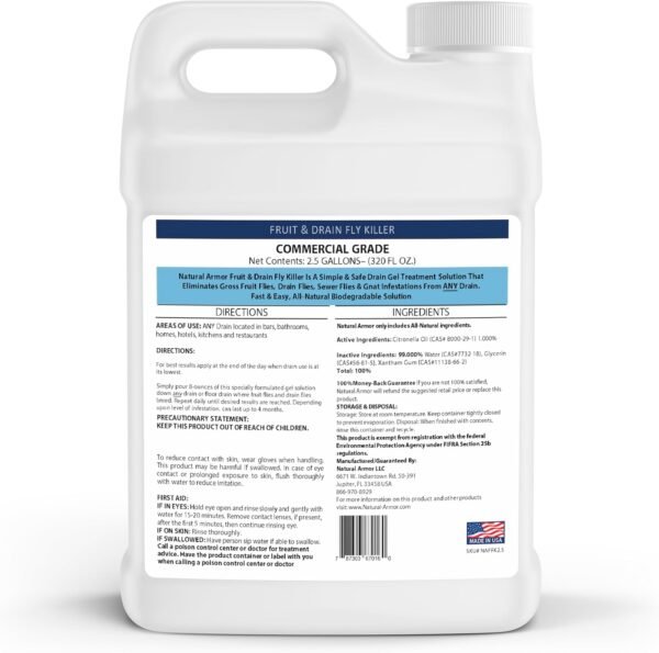 71M-q3ChaL._AC_SL1500_ Fruit Fly and Drain Fly Killer Gel Review Natural Armor Best Household Drain Treatment