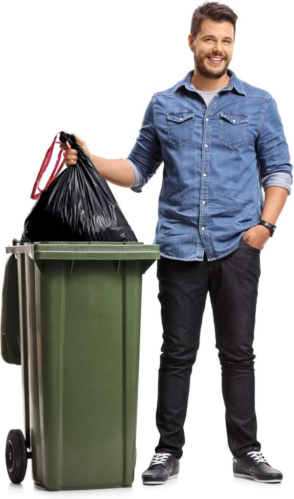 71N0epFPL._AC_SL1500_ 39 Gallon Trash Bags Reli Review Strong Drawstring Handles and Heavy Duty Durability