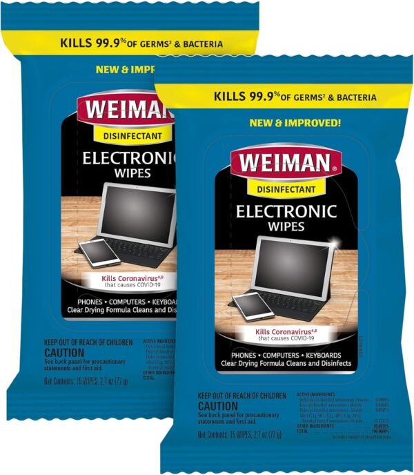 71PYfxrQI8L._AC_SL1500_ Weiman Electronic Cleaner Wipes Review Perfect for Safely Disinfecting Screens and Devices