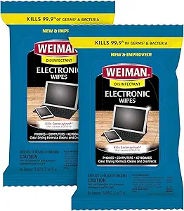 71PYfxrQI8L.__AC_SX300_SY300_QL70_FMwebp_ Weiman Electronic Cleaner Wipes Review Perfect for Safely Disinfecting Screens and Devices