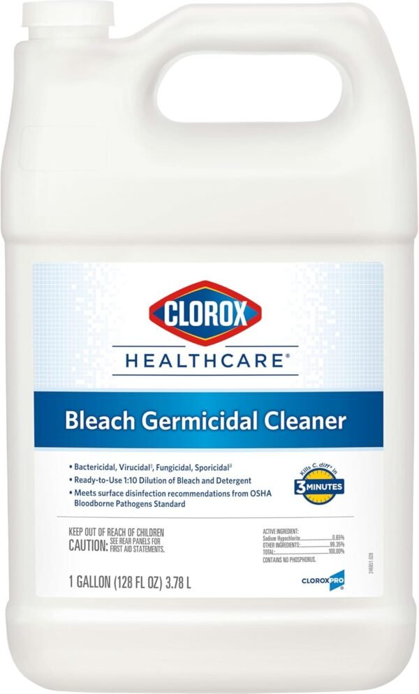 71Q2AuTd2jL._AC_SL1500_ Clorox Healthcare Bleach Germicidal Cleaner Refill Review Effective Disinfectant for Healthcare Settings