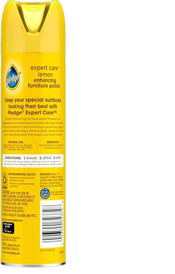 71SbqsquYbL._AC_SL1500_ Pledge Wood Polish Review Expert Care Lemon Enhancing Spray for Furniture Shine