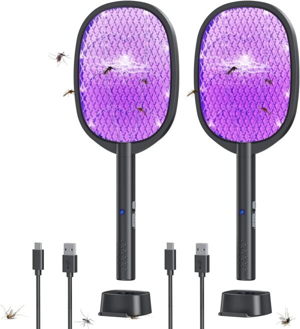 71StN-dwvZL._AC_SL1500_ Electric Fly Swatter Bug Zapper DEEZEE Review Powerful 2 in 1 Mosquito Killer
