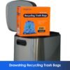 71TURss86DL._AC_SL1500_ 13 Gallon Recycling Trash Bags HygiCare Review Strong Leakproof Blue Drawstring