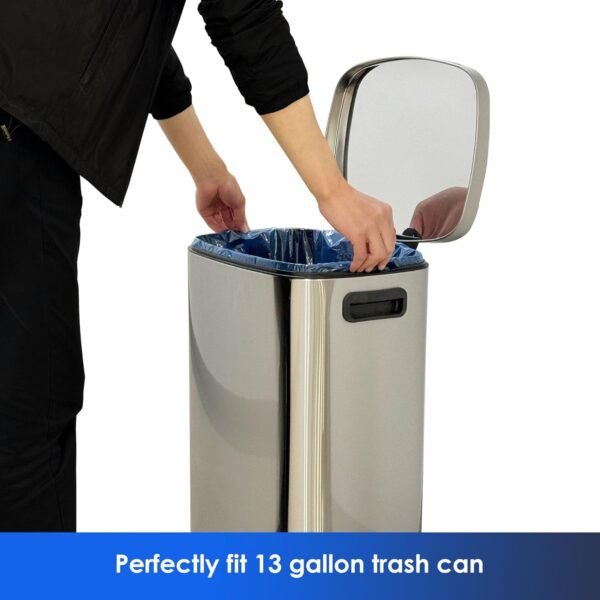 71XaMhIpcKL._AC_SL1500_ 13 Gallon Recycling Trash Bags HygiCare Review Strong Leakproof Blue Drawstring