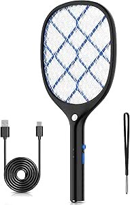 71ZQiv0DukL.__AC_SX300_SY300_QL70_ML2_ YISSVIC Electric Fly Swatter Review Rechargeable Mosquito Killer with LED Light