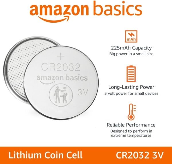 71ZusovqdL._AC_SL1500_ Amazon Basics CR2032 Coin Cell Battery Review Essential for Small Electronics Performance