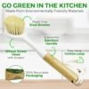 71cA-BAjakL._AC_SL1500_ Plastic Free Bamboo Dish Scrubber Brush Set Review AIRNEX Eco Friendly Cleaning