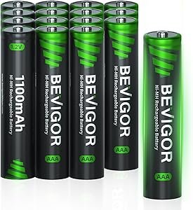 71di2kiyeL._AC_SY300_SX300_ Bevigor AAA Rechargeable Batteries Review High Capacity Long Lasting Performance