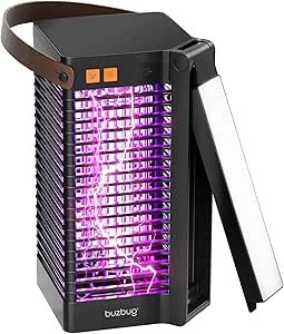 71hhoz8UcvL.__AC_SX300_SY300_QL70_ML2_ Buzbug Bug Zapper Review Portable Outdoor Electric Fly Killer with Rechargeable Battery