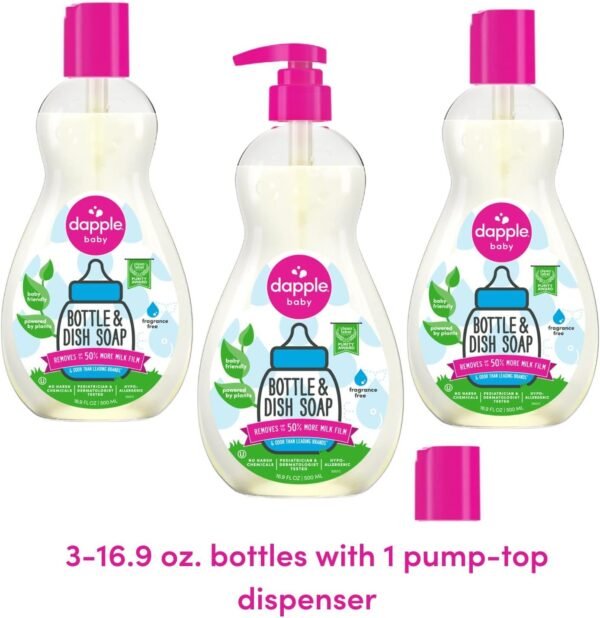 71jgQVxhkL._AC_SL1500_ Dapple Baby Bottle Soap Review Reveals Powerful Plant-Based Cleaning and Hypoallergenic Benefits