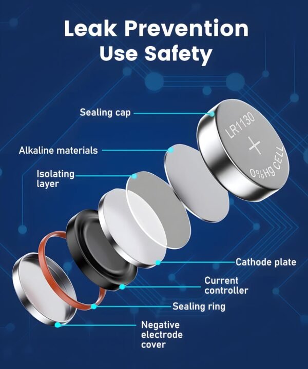 71jmjcFf78L._AC_SL1500_ YKM LR1130 Coin Cell Battery Review Long-Lasting Power for Watches Calculators