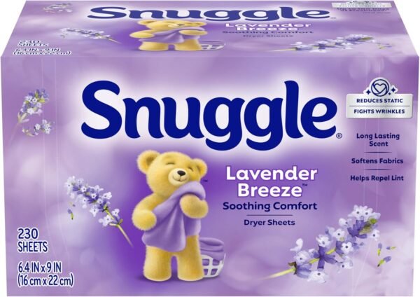 71kZ2EfXuWL._AC_SL1500_ Snuggle Dryer Sheets Review Best Fabric Softener for Fresh Lavender Vanilla Scent