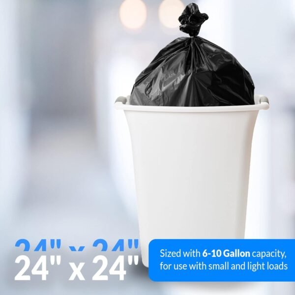 71nK5HVB95L._AC_SL1500_ Review of Reli 6-10 Gallon Trash Bags Bulk Pack Black Strong Durable Household