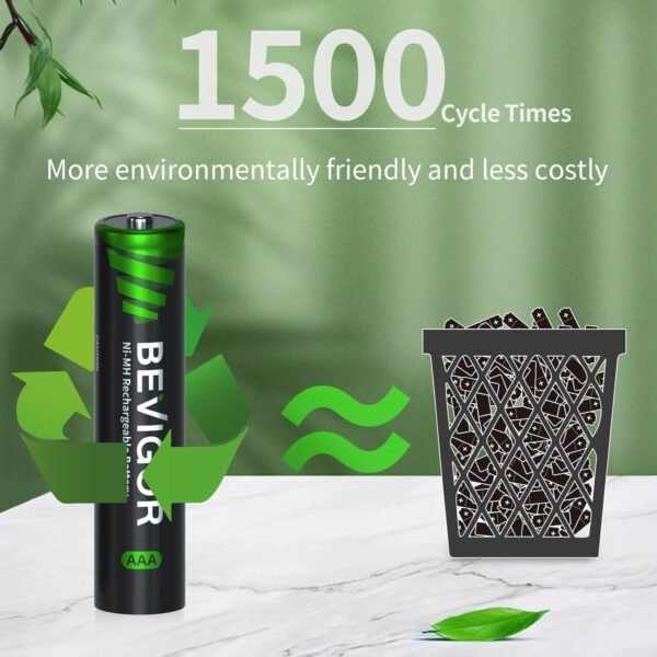 71oP-ebDVOL._AC_SL1500_ Bevigor AAA Rechargeable Batteries Review High Capacity Long Lasting Performance