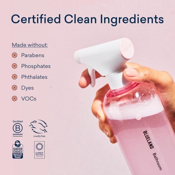 71pCpb5KKL._AC_SL1500_ Blueland Bathroom Cleaner Review Eco-Friendly Starter Set with Refillable Spray Bottle
