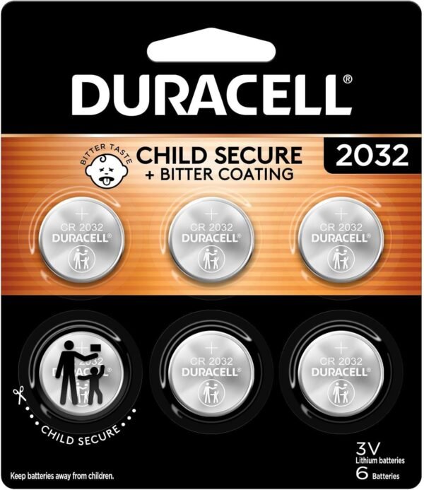 71pGaNTH-OL._AC_SL1500_-1 Duracell CR2032 Lithium Coin Battery Review Long Lasting Power and Child Safety Features
