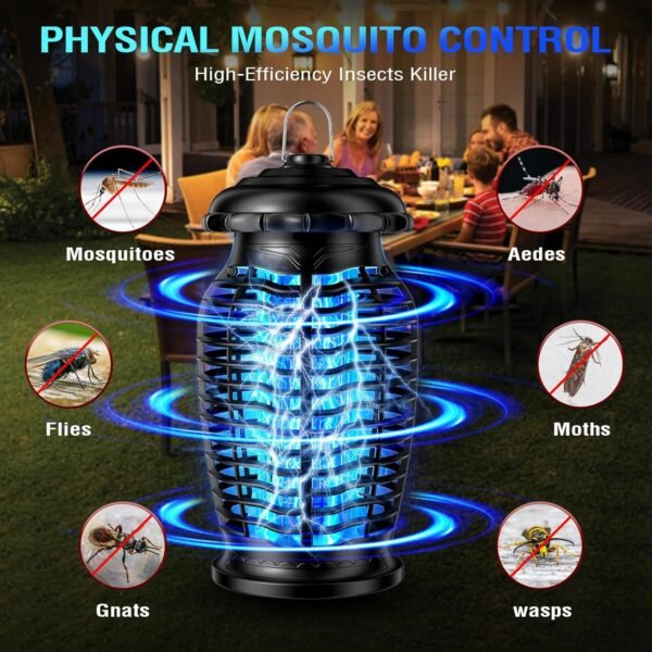 812FfNbsxBL._AC_SL1500_ CACULE Outdoor Bug Zapper Review Effective Mosquito Killer for Patio Backyard