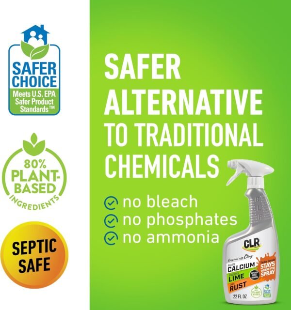 813HxMlgVEL._AC_SL1500_ CLR Brands Lime and Rust Remover Review Enhanced Cling Formula for Tough Household Cleaning